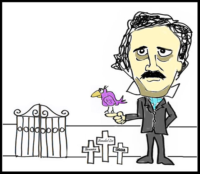 Edgar Allan Poe illustration